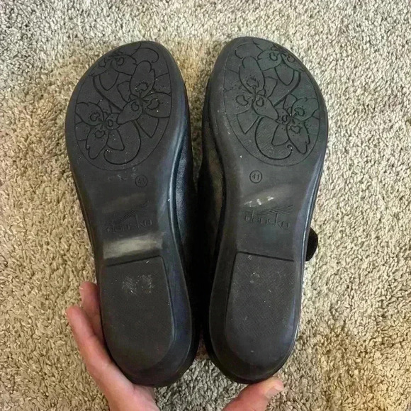 Dansko Leather Leopard Print Mary Jane Style Shoes Size 41 US 9.5-10 - Picture 6 of 7